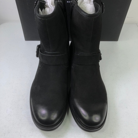 KENNETH Cole New York Hugh C Leather Moto Boots - Picture 5 of 9